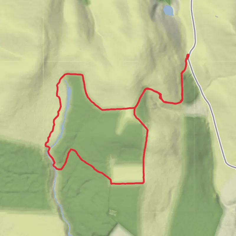 Hike from Tipperary mobile static map