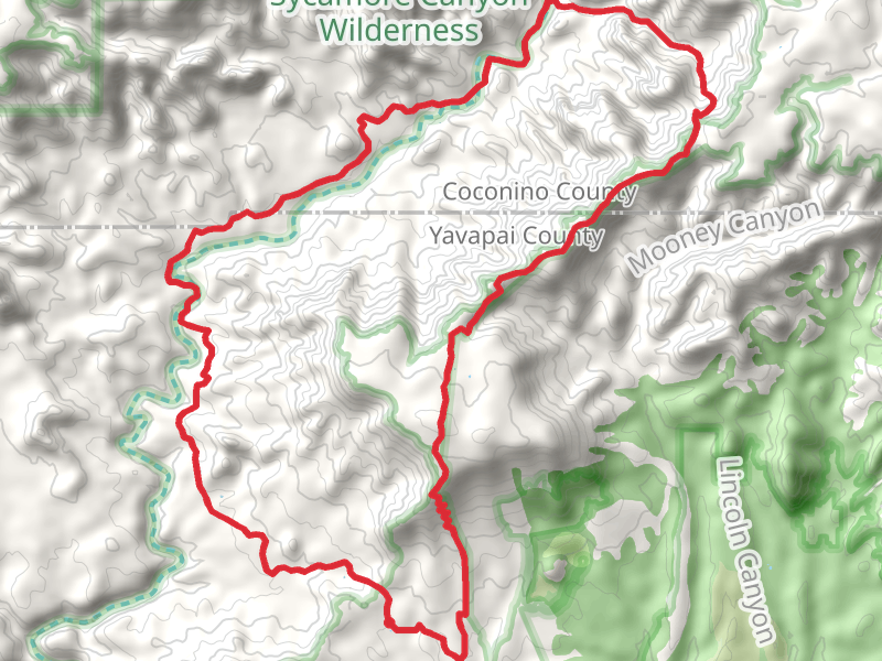 Dogie, Sycamore Basin and Taylor Cabin Loop Trail