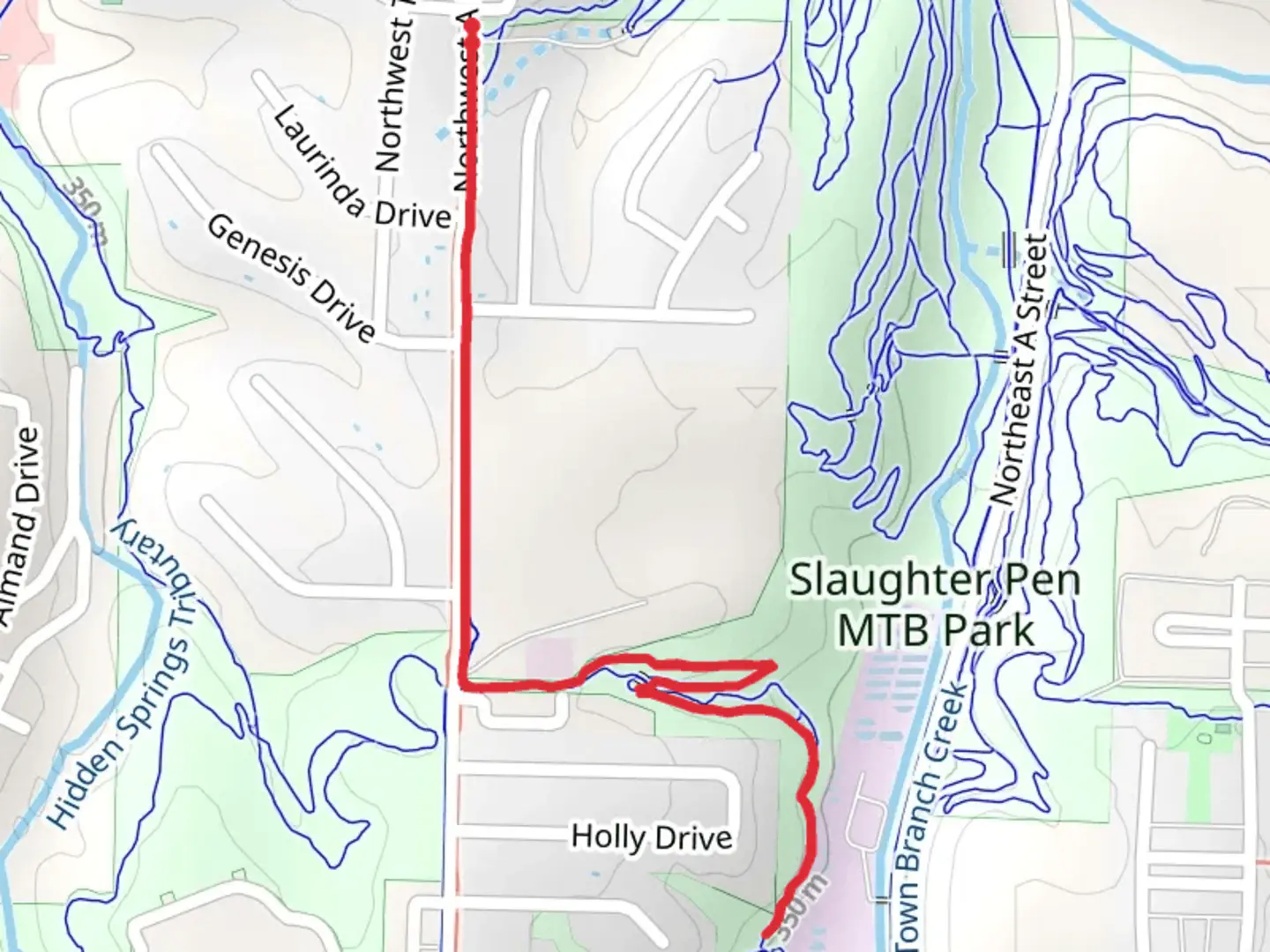 An image depicting the trail Ozone Walk and its surrounding area.