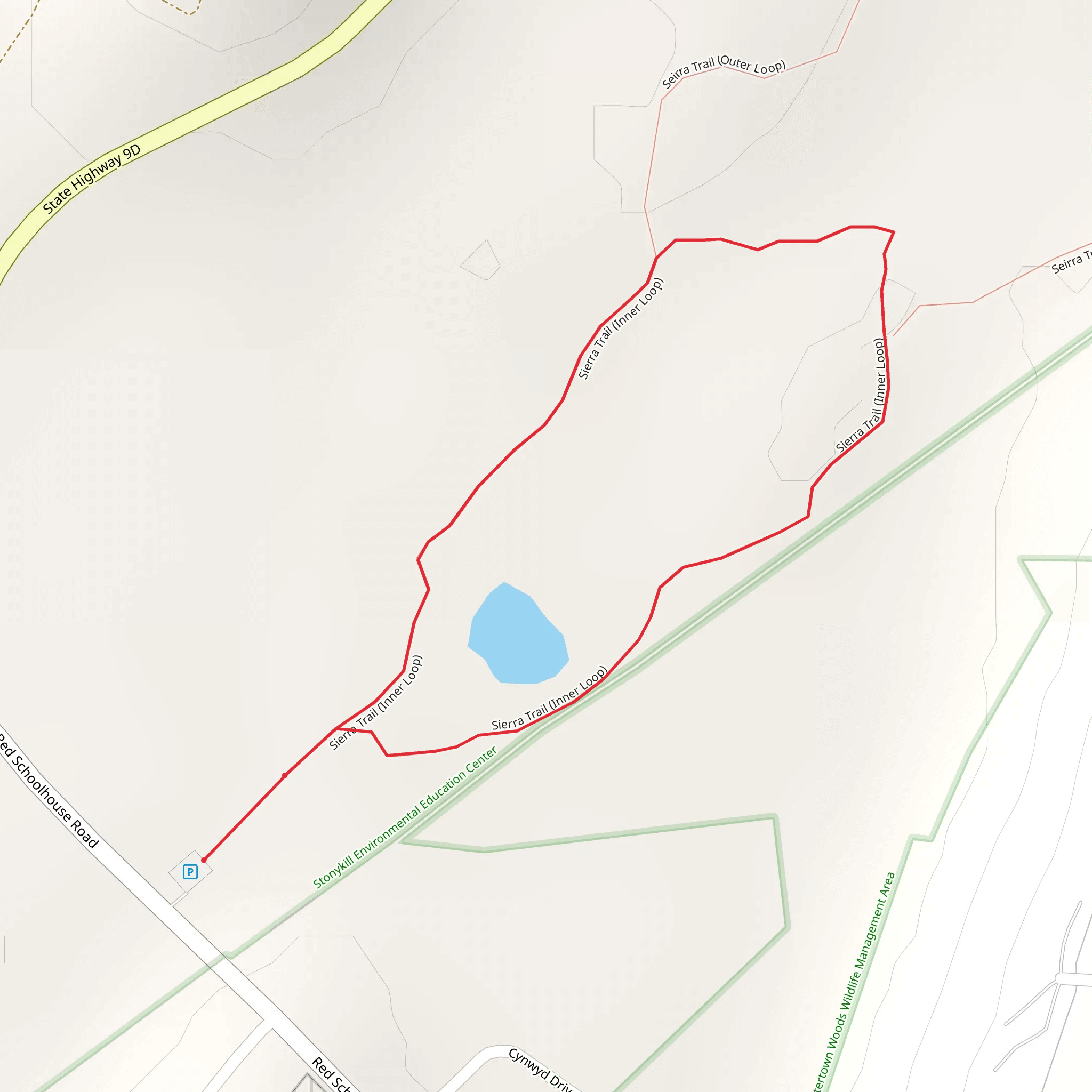 Sierra Inner Loop Trail mobile static map