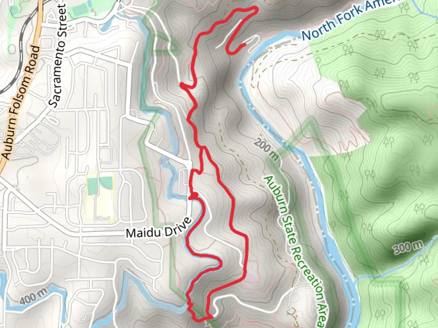 An image depicting the trail Shirland Canal and Dale Road and its surrounding area.
