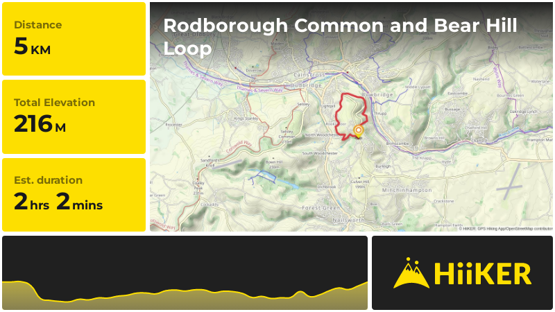Rodborough Common and Bear Hill Loop | Gloucestershire | England