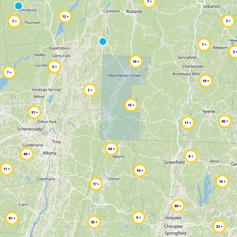 Bennington County Static Map