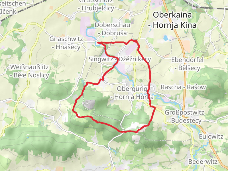 Teufelskanzel via Pumphut Steig and Oberguriger Rundwanderweg