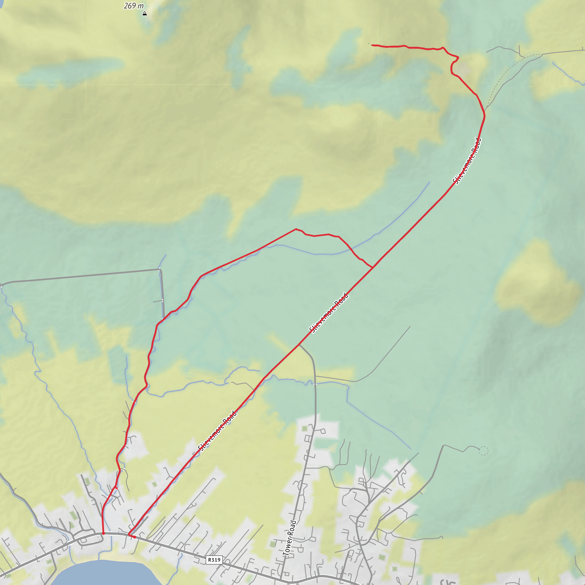 Napoleon Tower Achill mobile static map