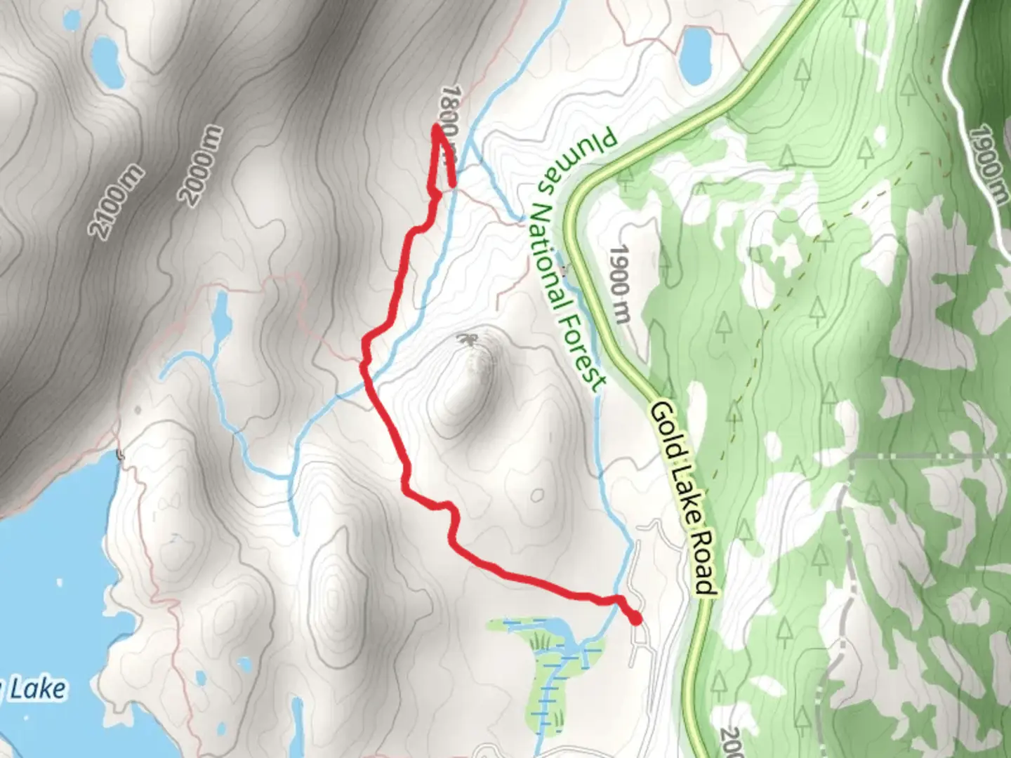 An image depicting the trail Grassy Lake Trail and Long Lake Trail and its surrounding area.