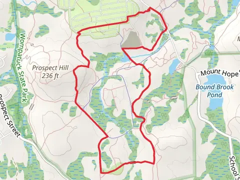 Holly Pond and Aaron River Loop Trail - Union Street