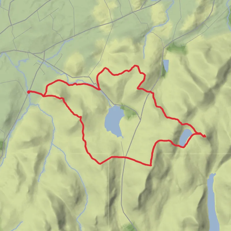 Hike from Newry, Mourne and Down mobile static map