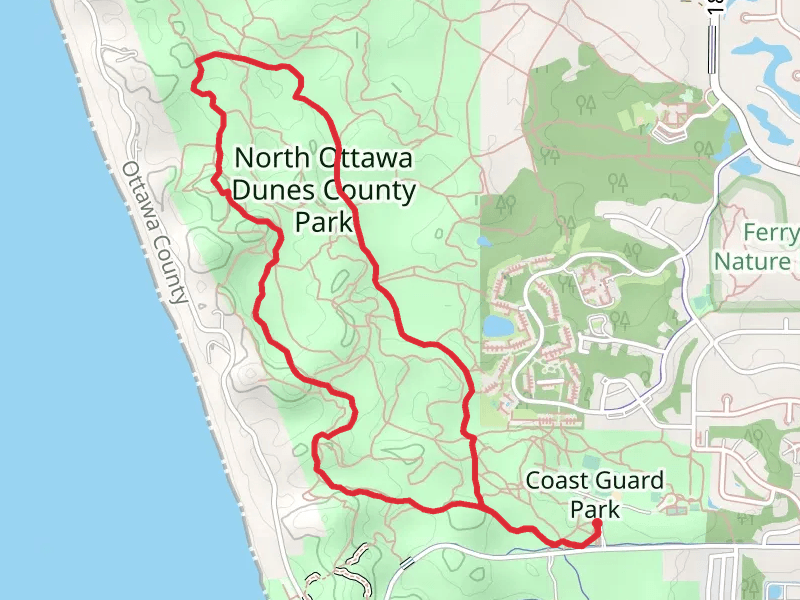 North Ottawa Dunes County Park Loop