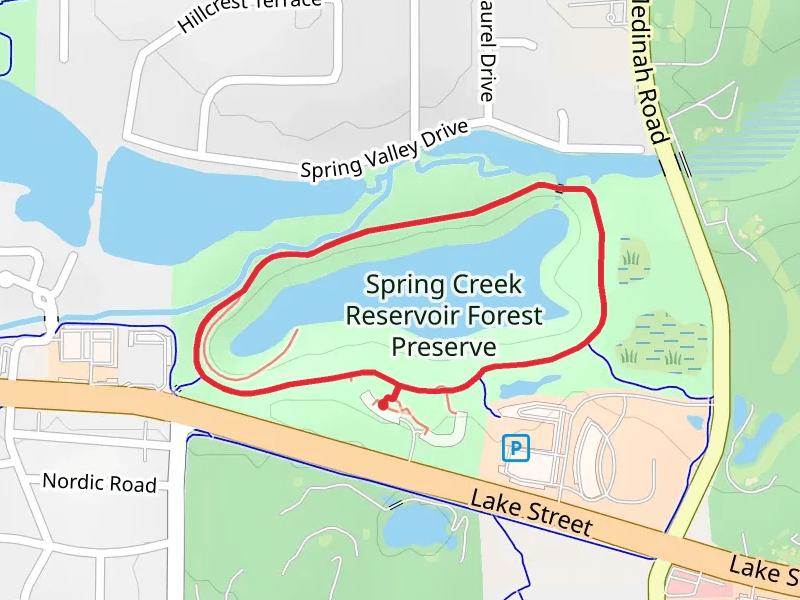 Spring Creek Reservoir Loop