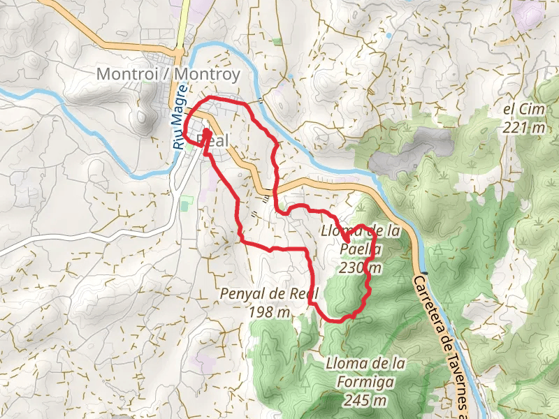 Passeig per la Serreta and the Marges of the Magre river PR CV 411