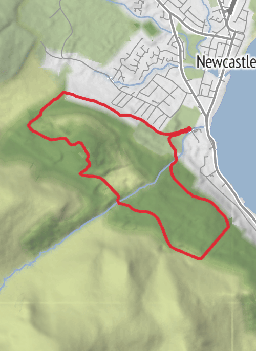 Wee Binnians Walkers mobile static map