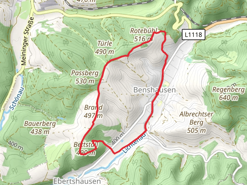 Bettstall Loop via Benhausen