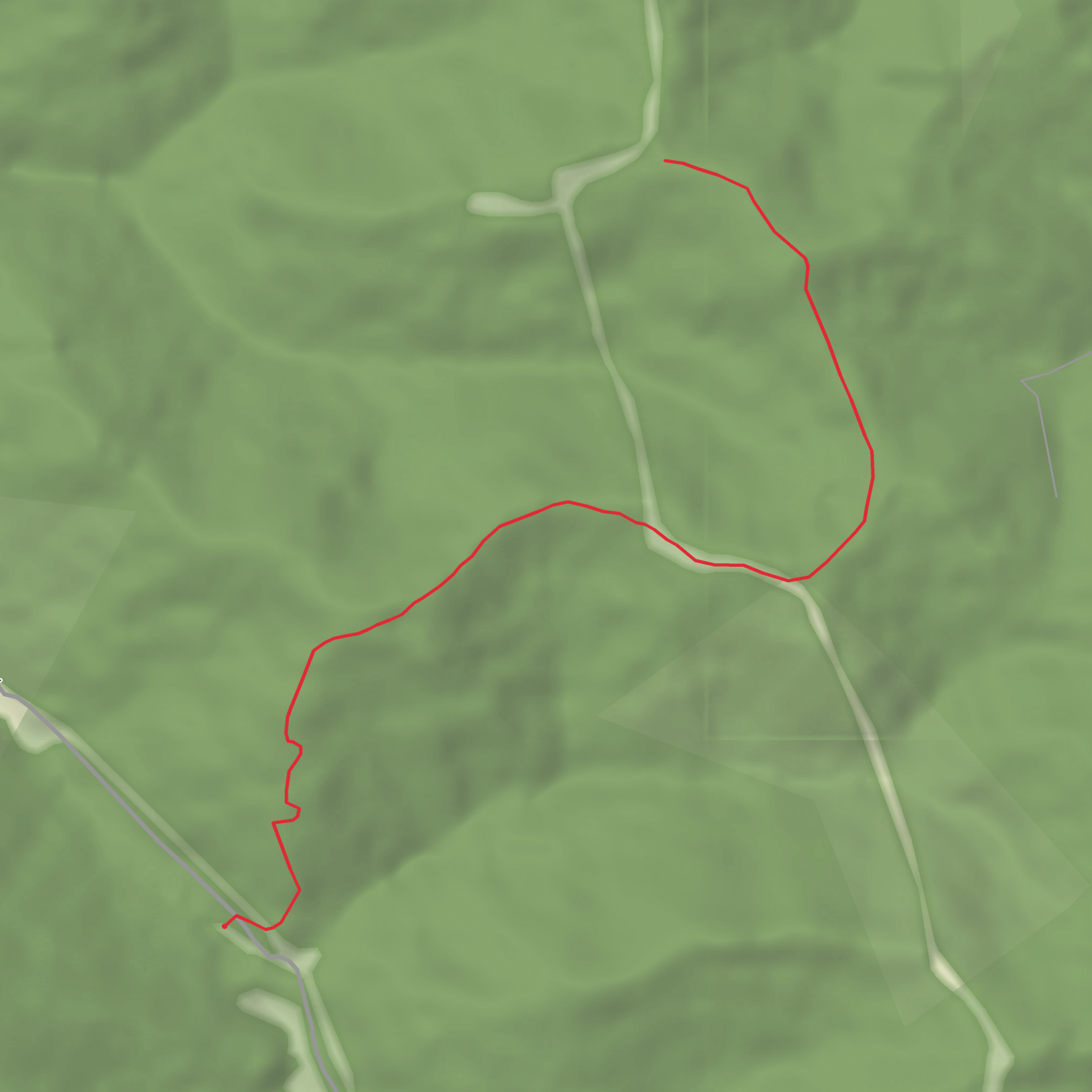 Hart Ridge Trail mobile static map