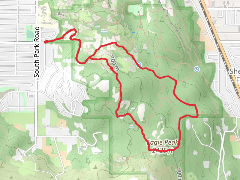 Eagle Peak Trail and Nimbus Knob Trail