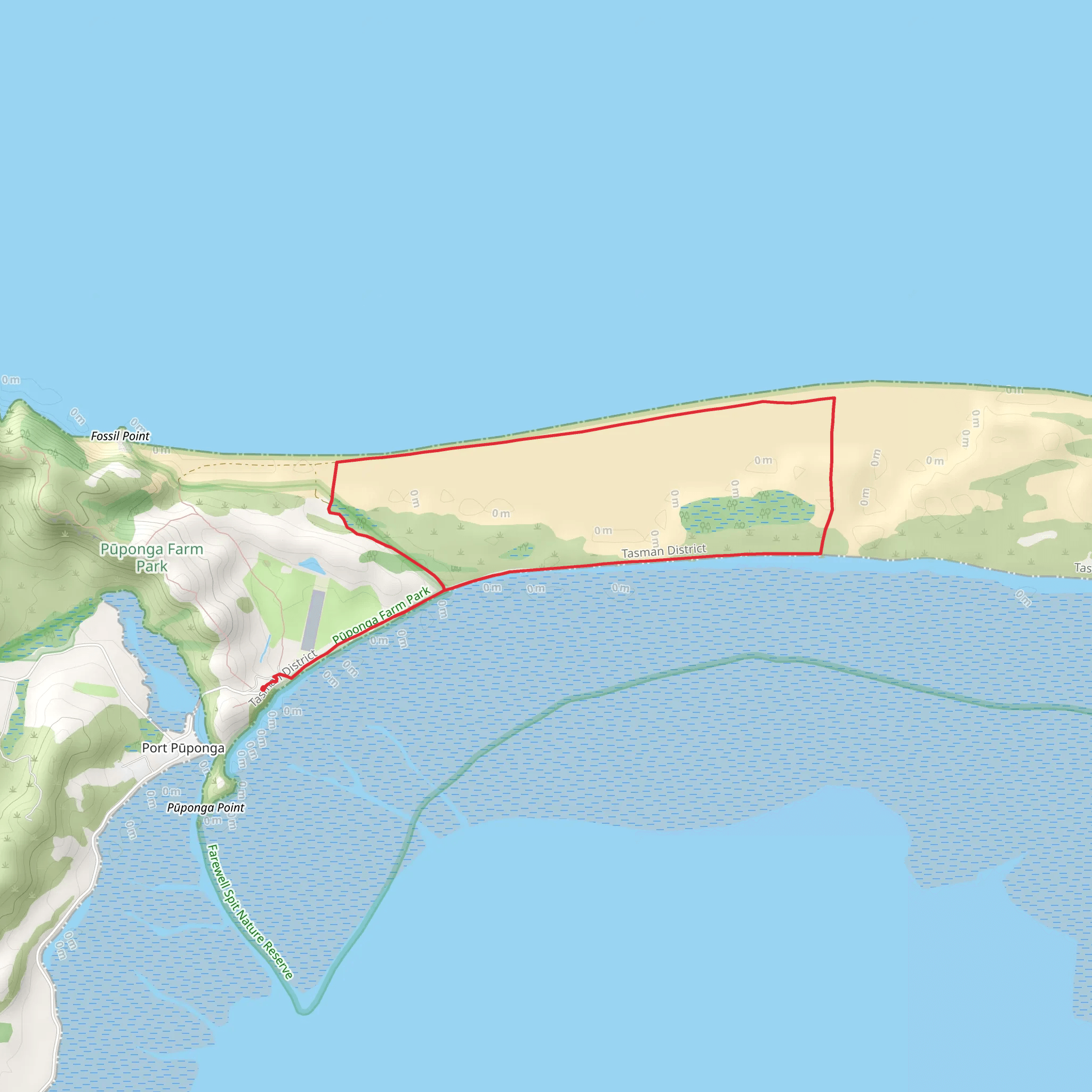 Golden Bay Loop mobile static map