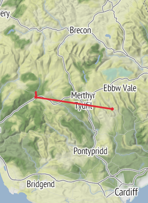 83–85 Pontneathvaughan Road, Glynneath - Aug 15 mobile static map