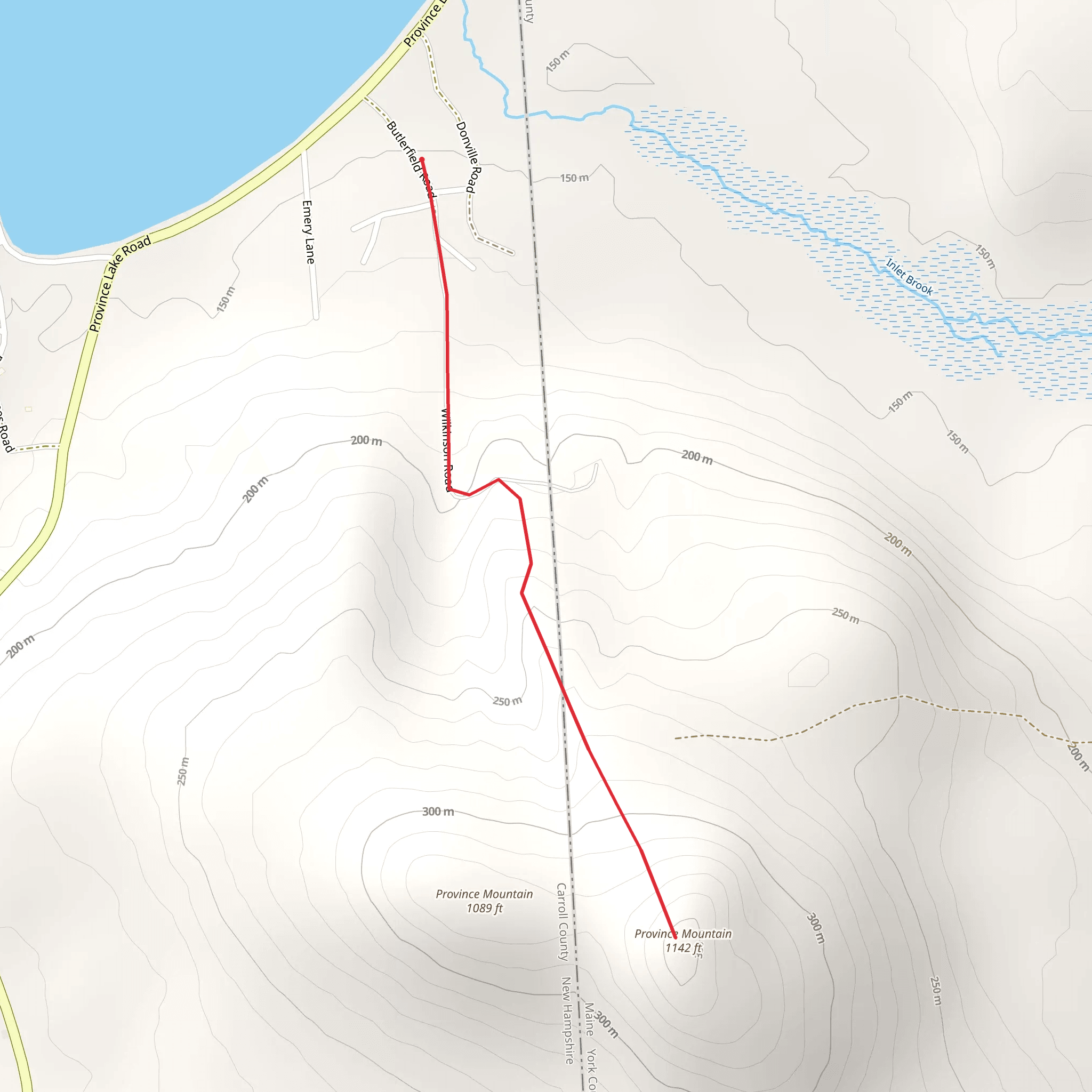 Province Mountain mobile static map