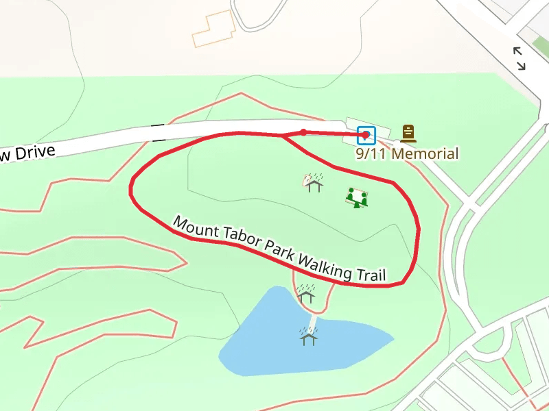 Mount Tabor Park Walking Loop Trail