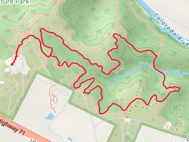 Mckinney Roughs Nature Park Loop - East