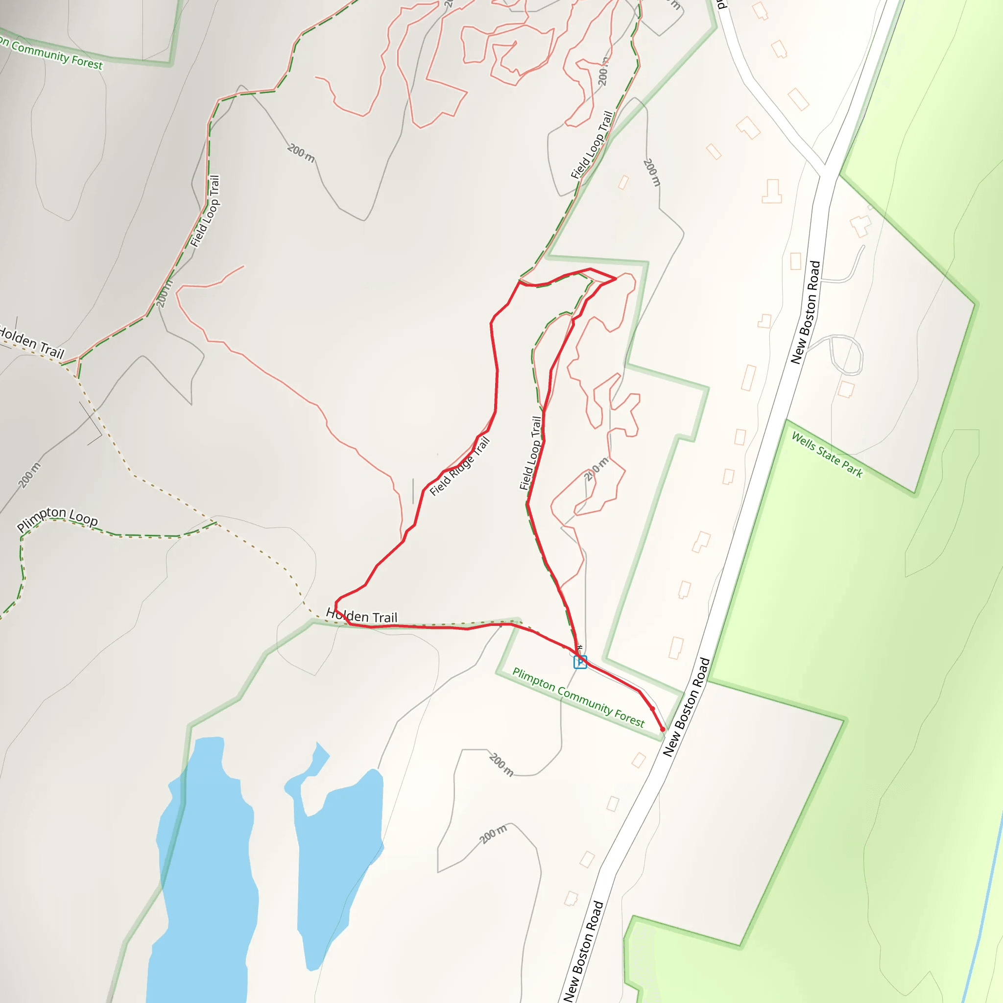 New Boston Loop mobile static map