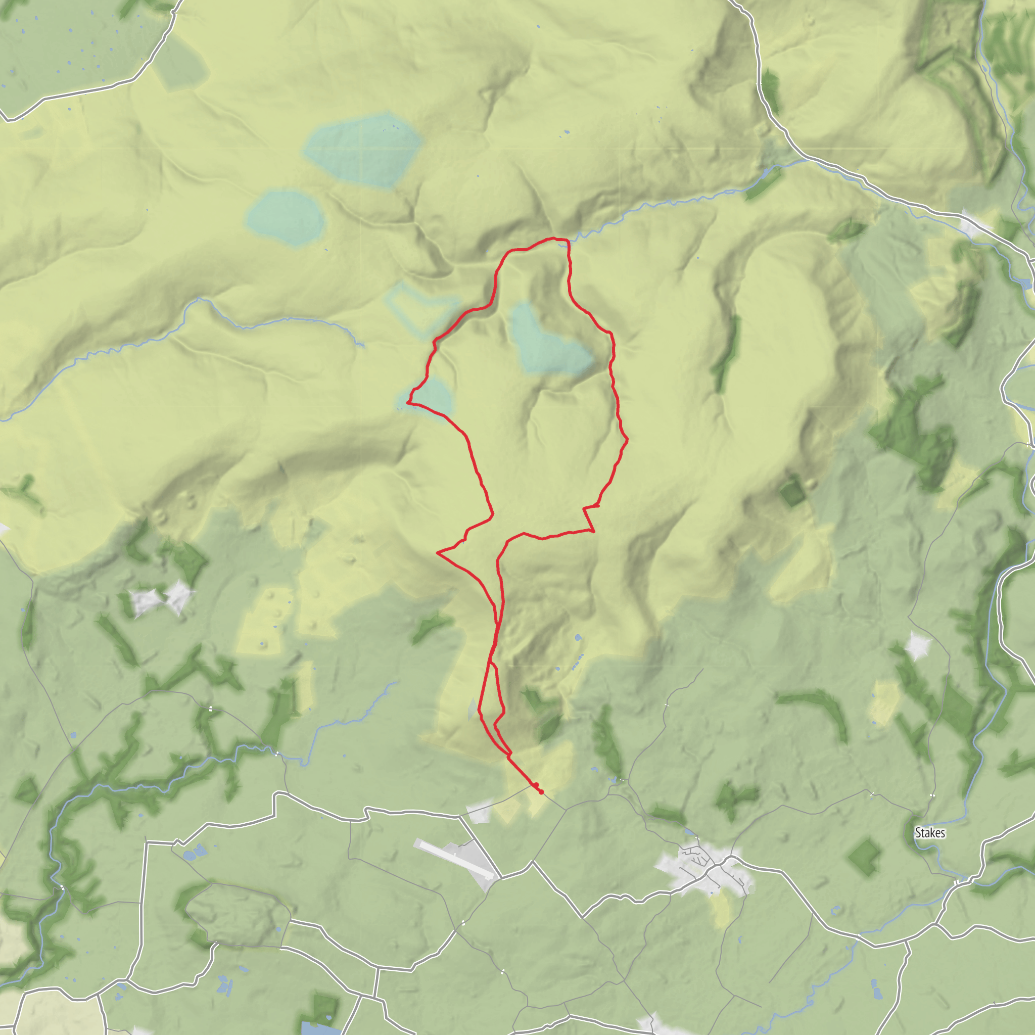Fiendsdale Route mobile static map