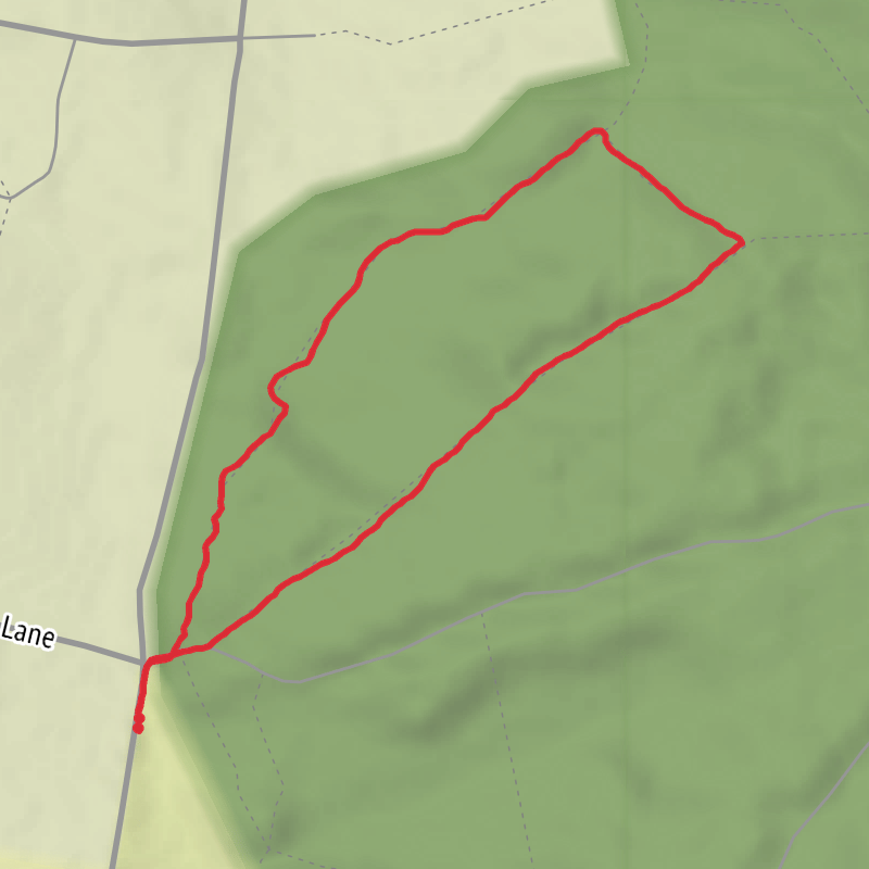 A map preview of the recording Shropshire Walking.