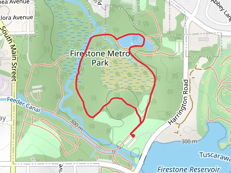 Big Turtle Pond and Firestone Metro Park Loop