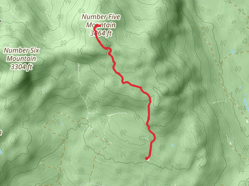 Number Five Mountain Trail