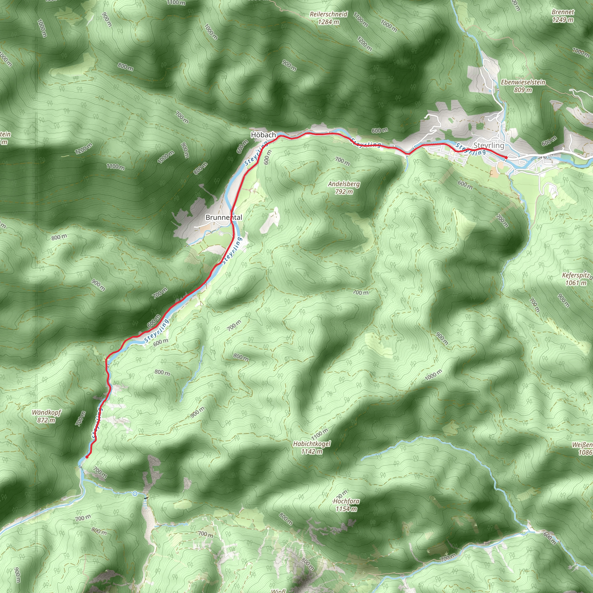 Brunnental mobile static map
