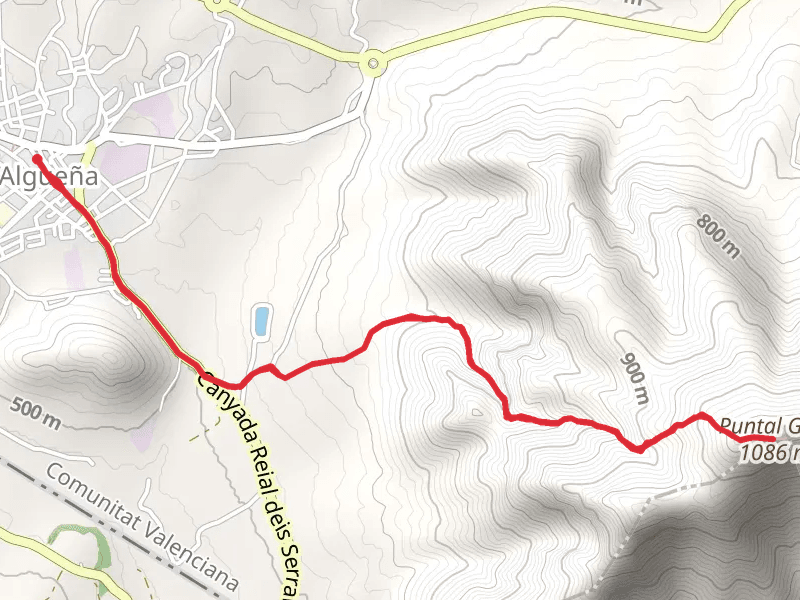 Route to Algayat PR CV 339