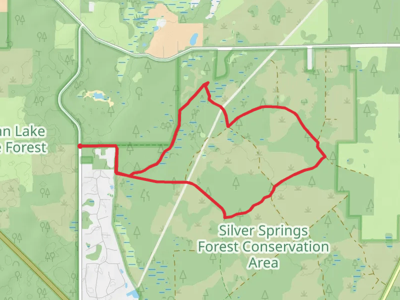 Red Blaze Loop Trail - Short