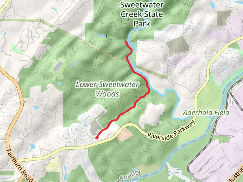 Clap Chur Creek and Brown Trail