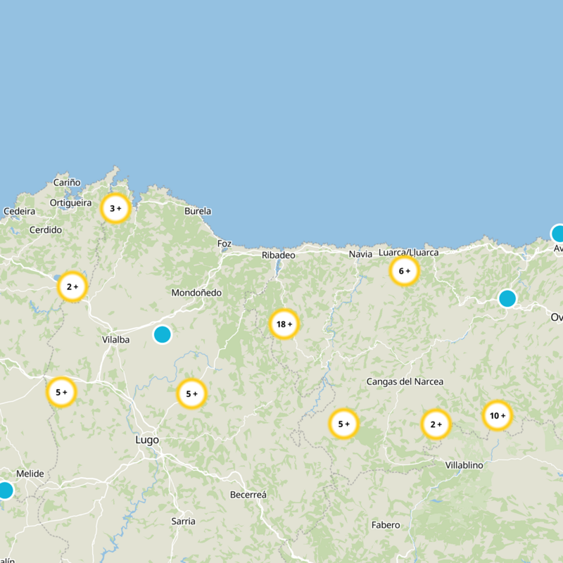 Vegadeo Static Map