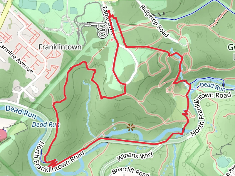 Old Franklintown, Gwynns Falls and Heide Loop Trail
