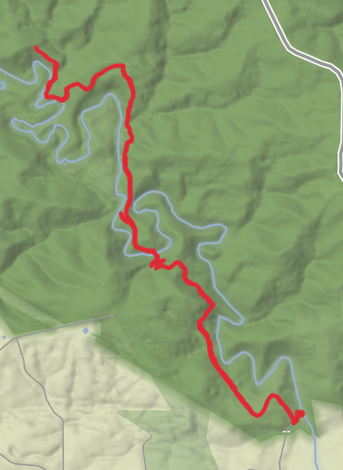 Yallourn Hiking mobile static map