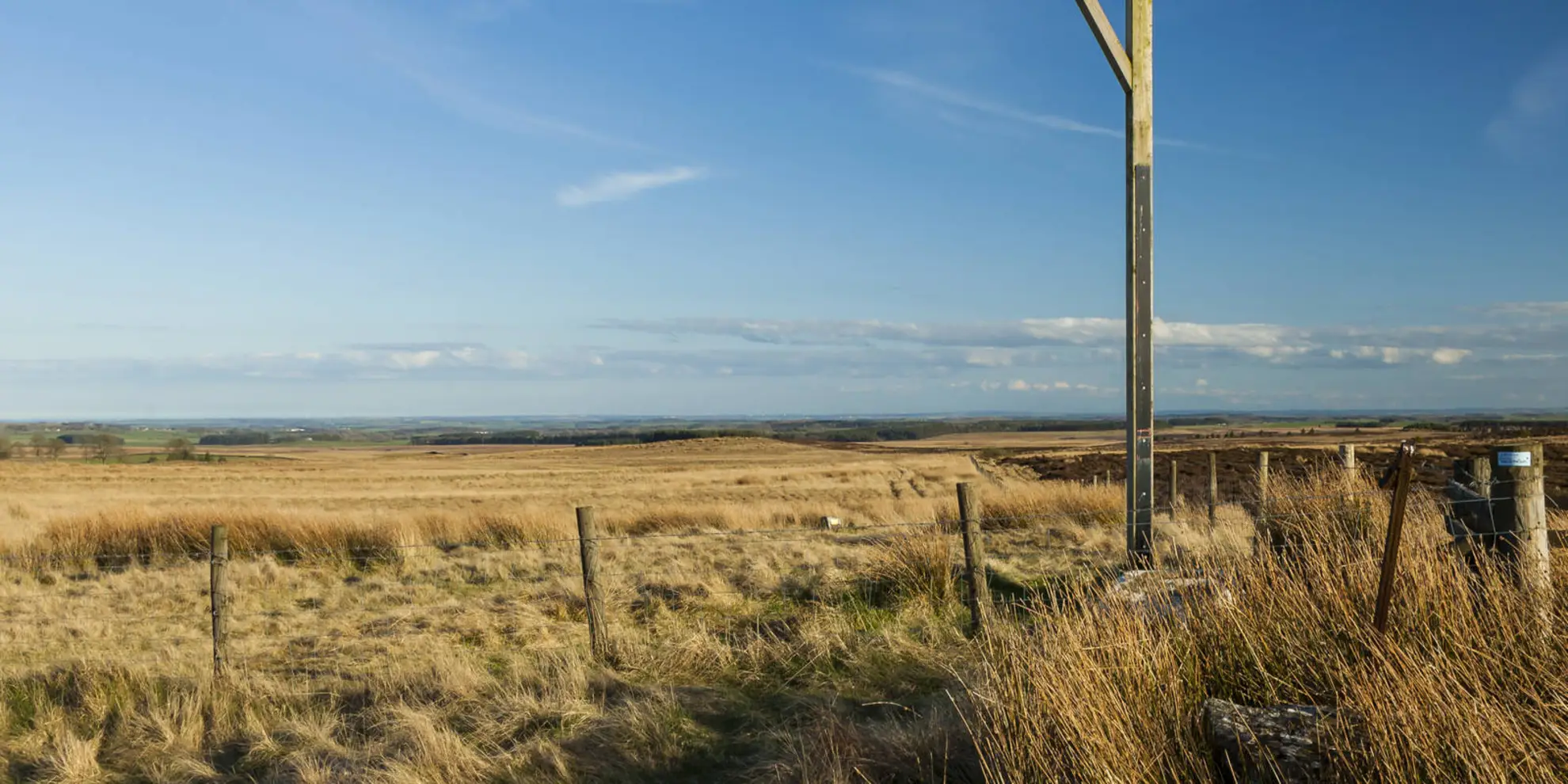 An image depicting the trail Elsdon and the Mote Hills and its surrounding area.