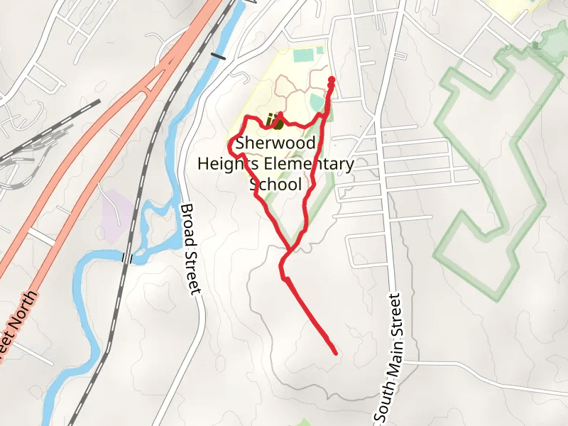 Sherwood Forest Trail Loop from Sherwood Drive