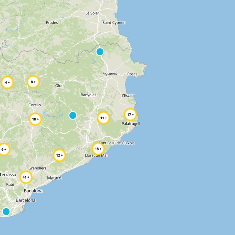 La Bisbal d'Empordà Static Map
