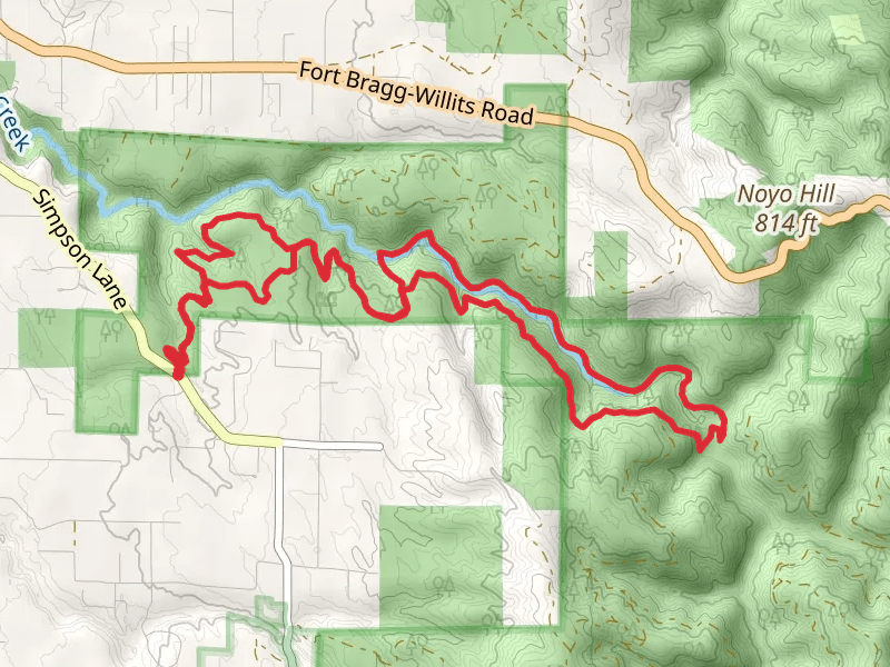 Hare Creek Loop from Simpson Lane
