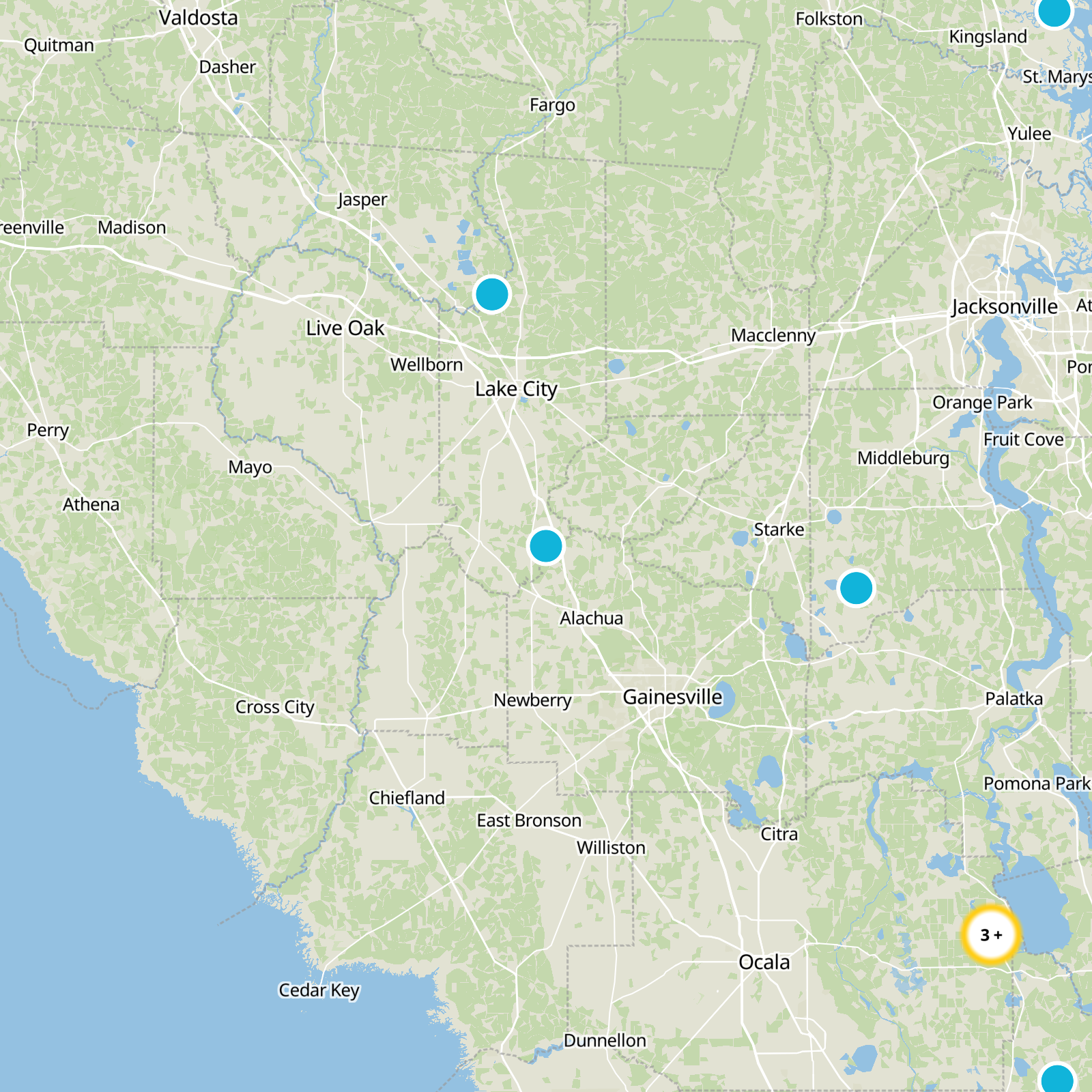 Alachua County Static Map
