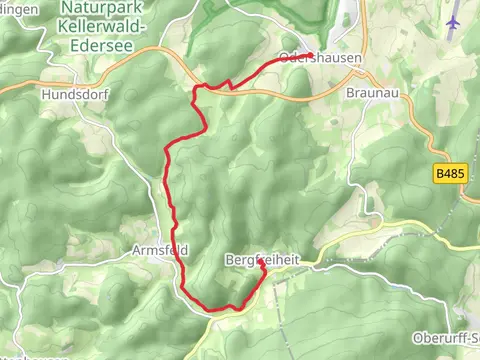 Odershausen to Bergfreiheit Walk
