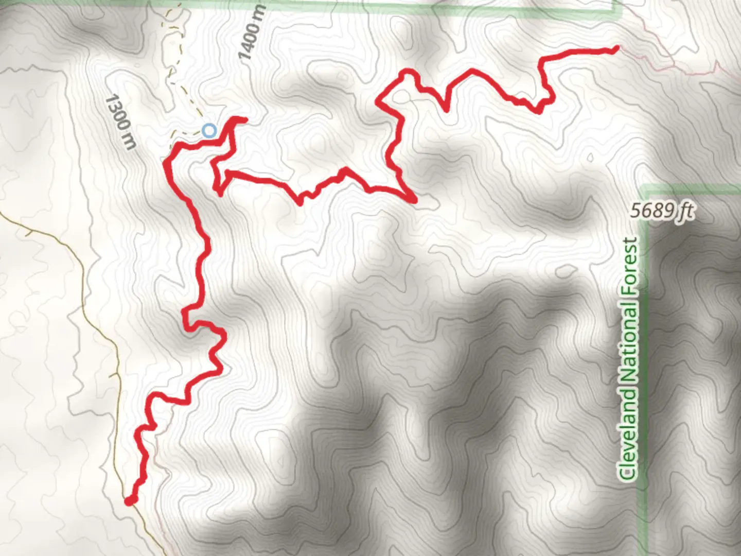 An image depicting the trail Lost Valley Road and Pacific Crest Trail and its surrounding area.