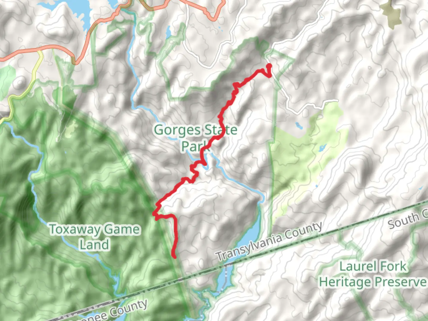 An image depicting the trail Auger Hole Trail and its surrounding area.