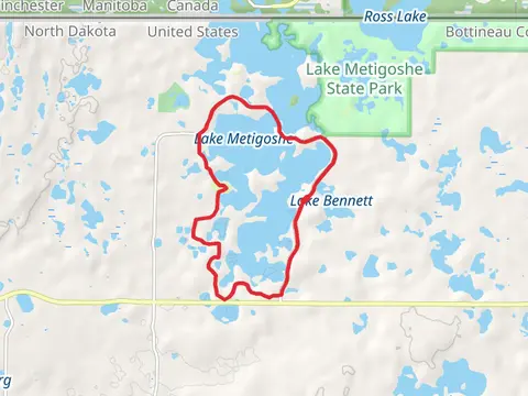Lake Metigoshe Loop Path