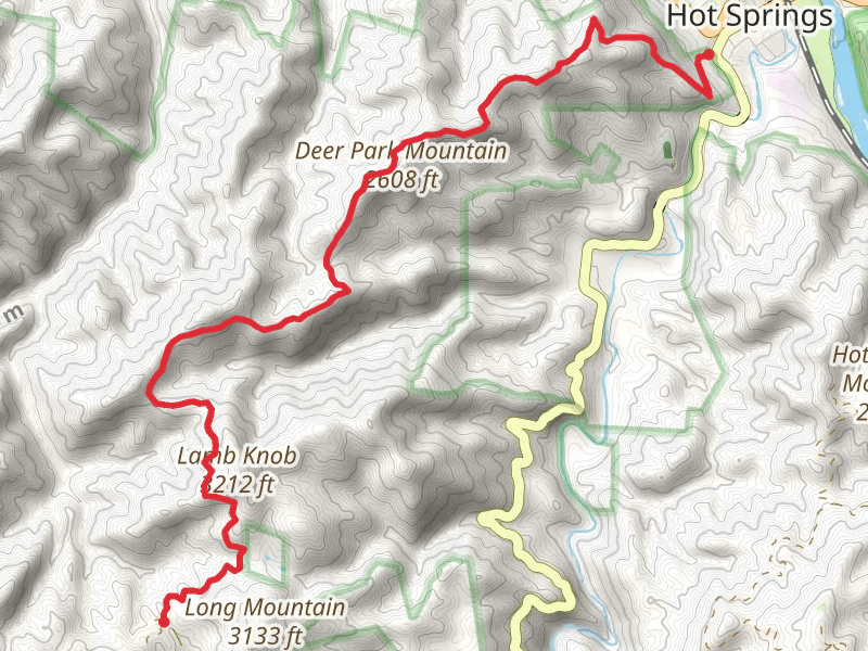 Garenflo Gap to Hot Springs via Appalachian Trail