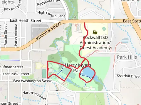 Harry Myers Park and Pickens Lake loop