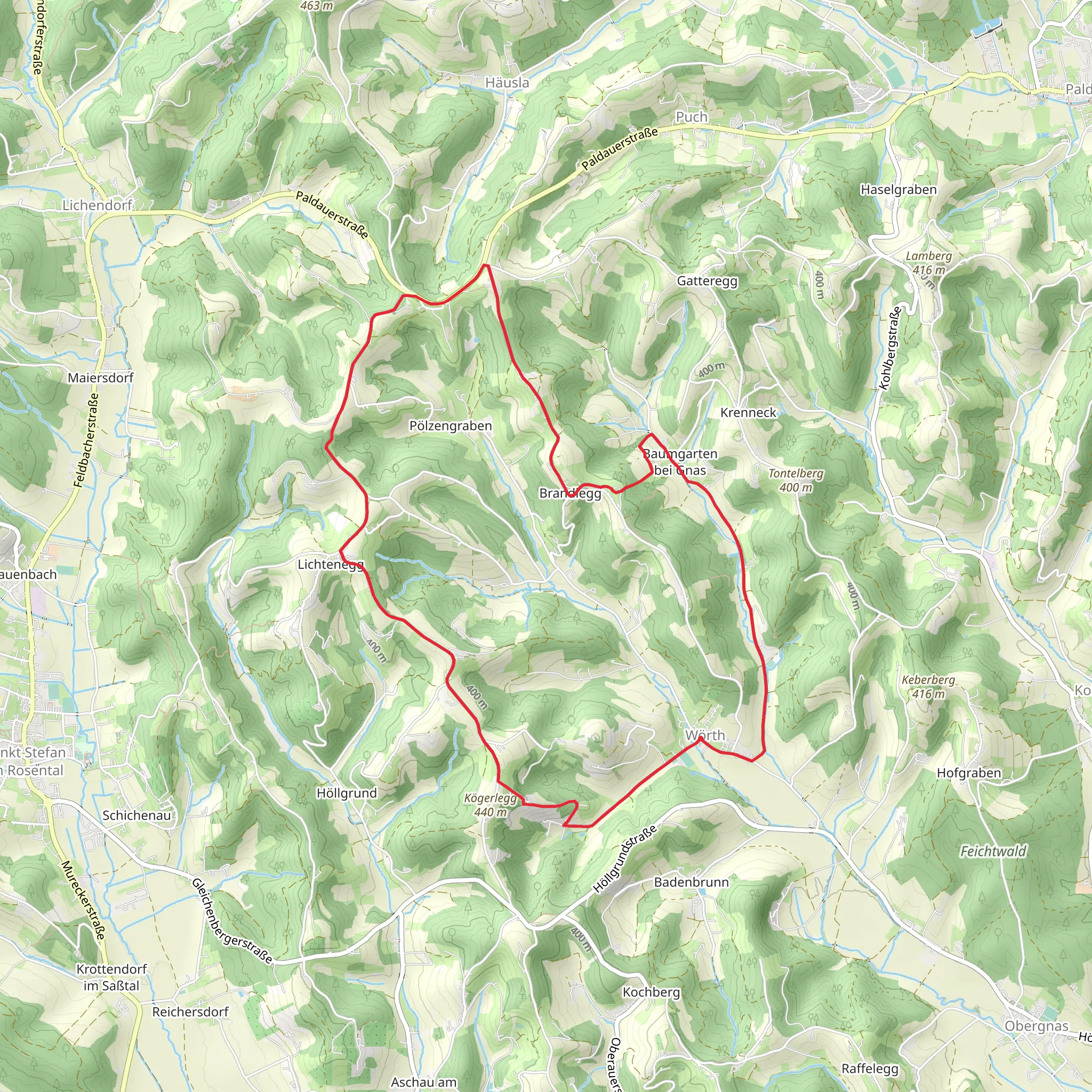 5-Elemente Weg Nr - 3 mobile static map