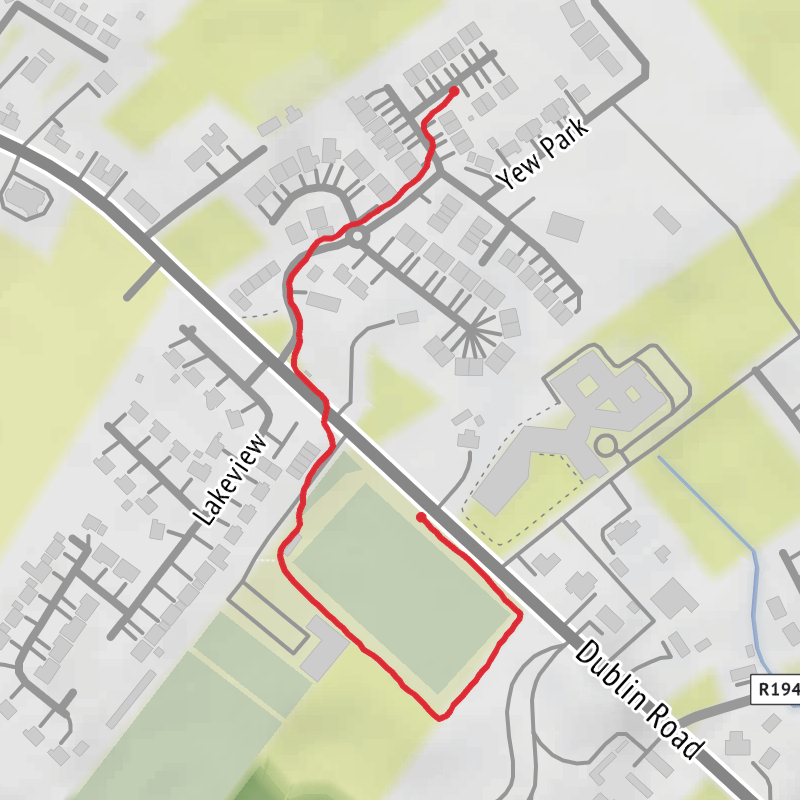 A map preview of the recording County Cavan Walking.