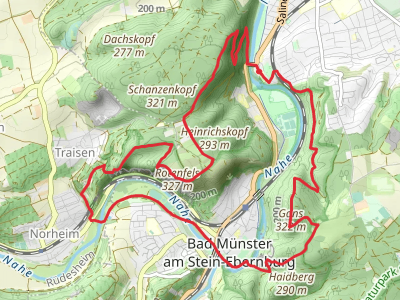 Van Recums Blick, Panoramatafel and Gans via Tour Natur